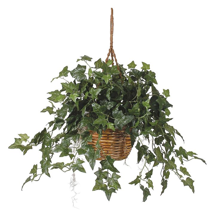 Nearly Natural English Ivy Hanging Basket