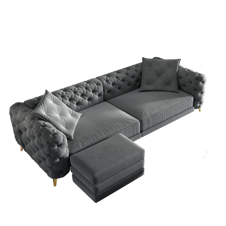 Zikbax 97.7" Convertible Sleeper Sofa