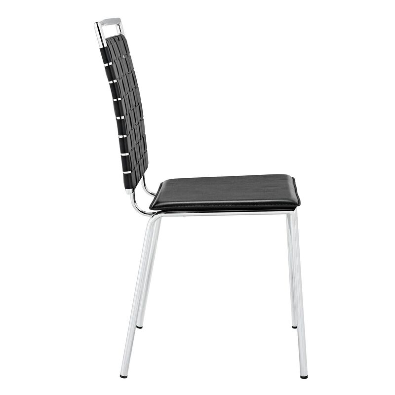Modway Fuse Dining Side Chair in Black