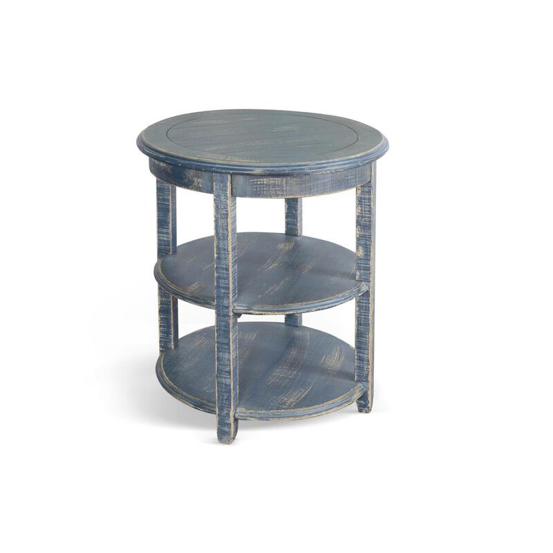 Sunny Designs Ocean Blue Side Table