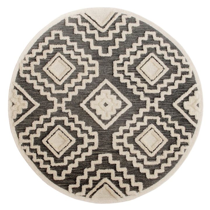 LR Home Evette Rios Sinuous Contemporary Area Rug