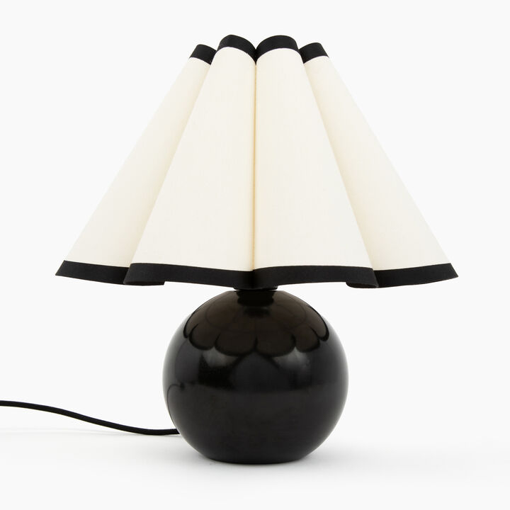 Blair 10" Modern LED Classic Table Lamp with Black Marble Base, Bulb Included