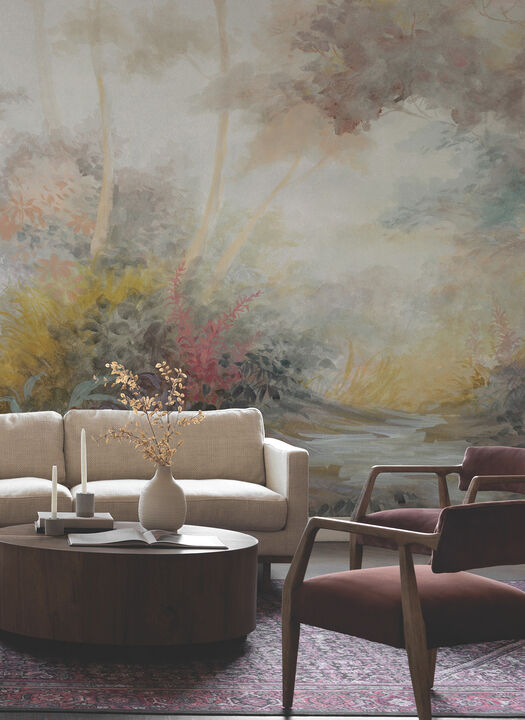 Woodlands Multicolor Wall Mural