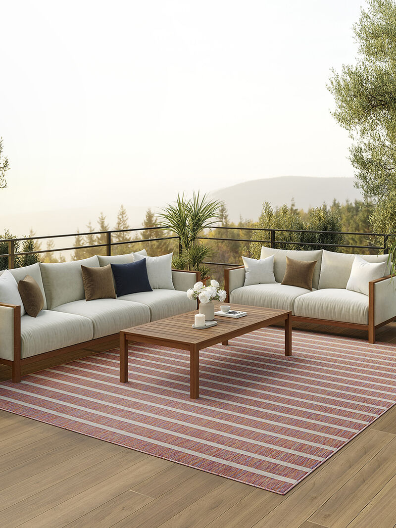 Positano POS03 Rainbow/Ivory 9' x 12' Rug image number 9