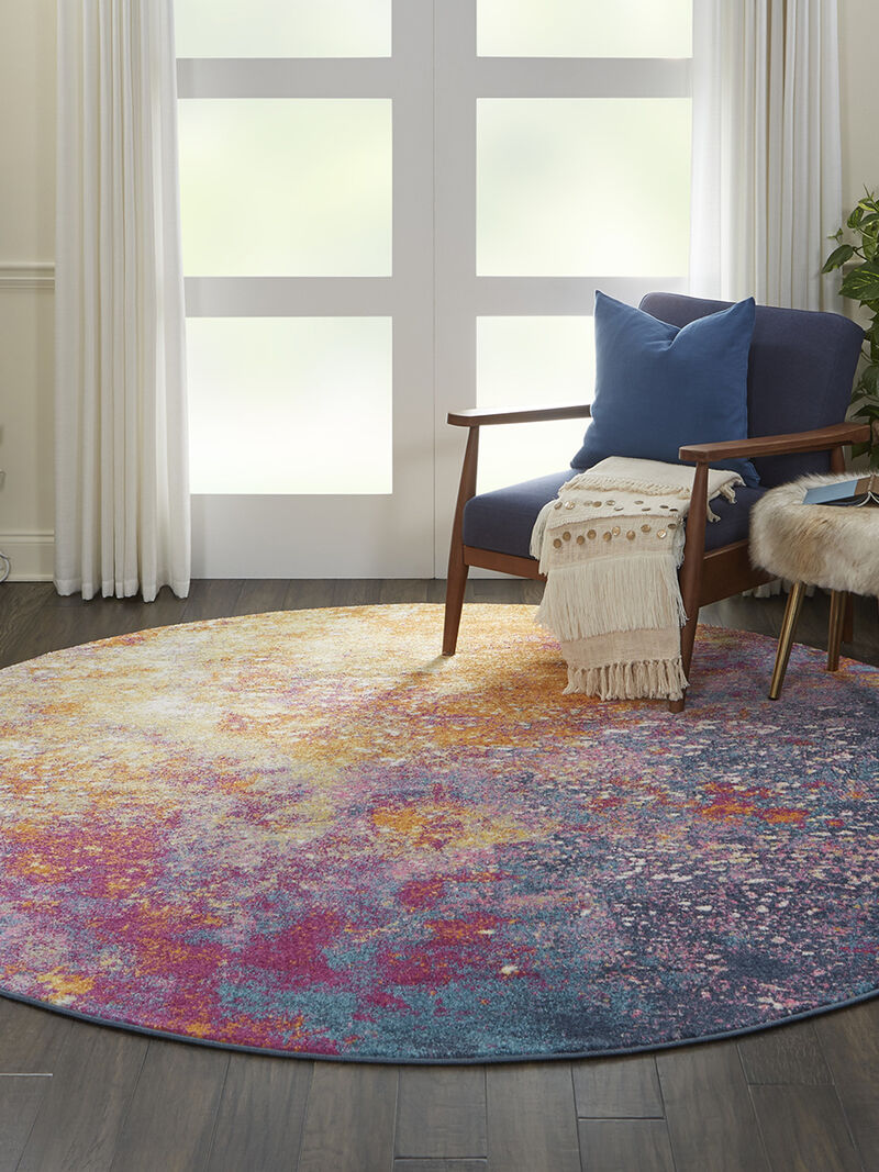 Passion PSN10 Sunburst 8' x Round Rug image number 6