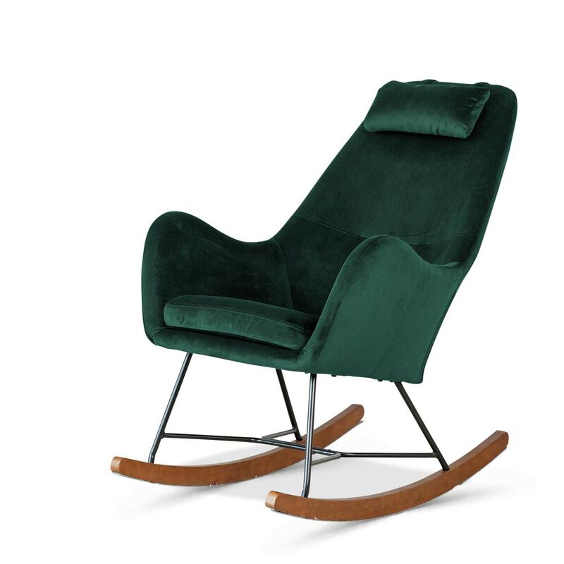Ashcroft Furniture Co Chelsea Velvet Rocking Chair