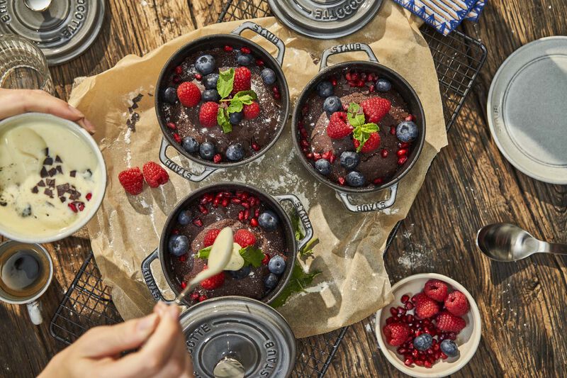 Staub Cast Iron 0.5-qt Round Cocotte