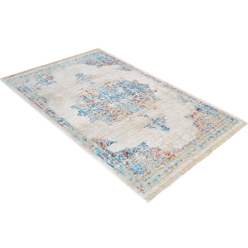RUGSOTIC CARPETS MACHINE MADE POLYESTER AREA RUGS  - Rectangle Shape, Classic Oriental Traditional  Design, Low Pile Machine Made Area Rugs (M00068) image number 2