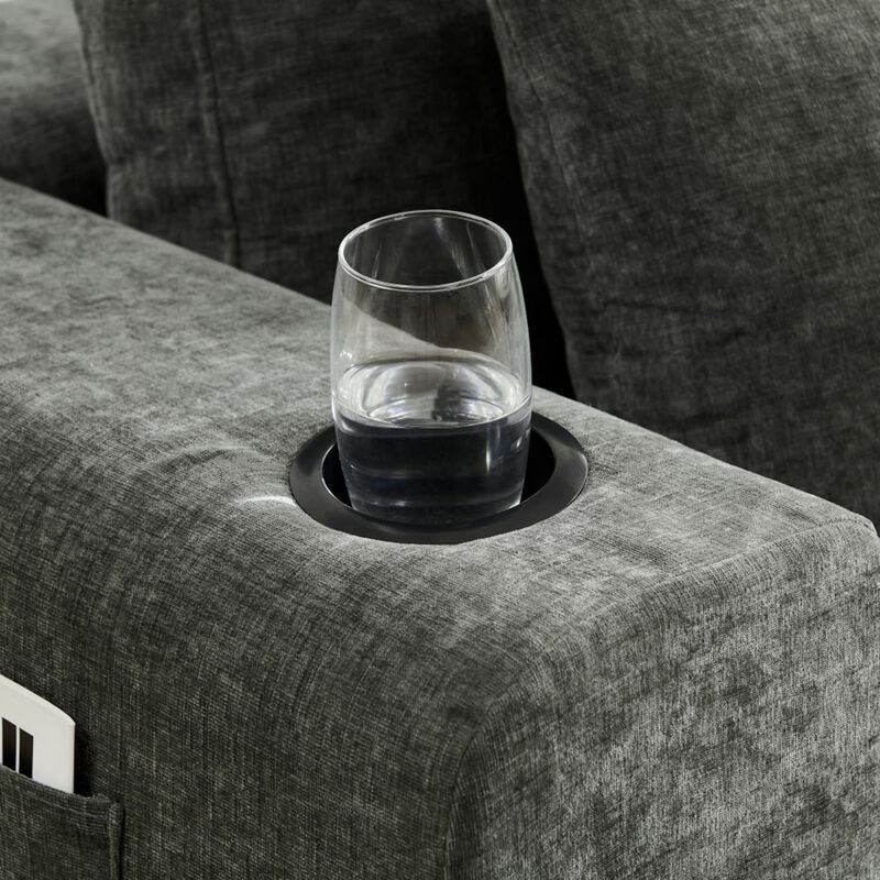 Blufji Modular L-Shaped Sectional Sofa image number 7