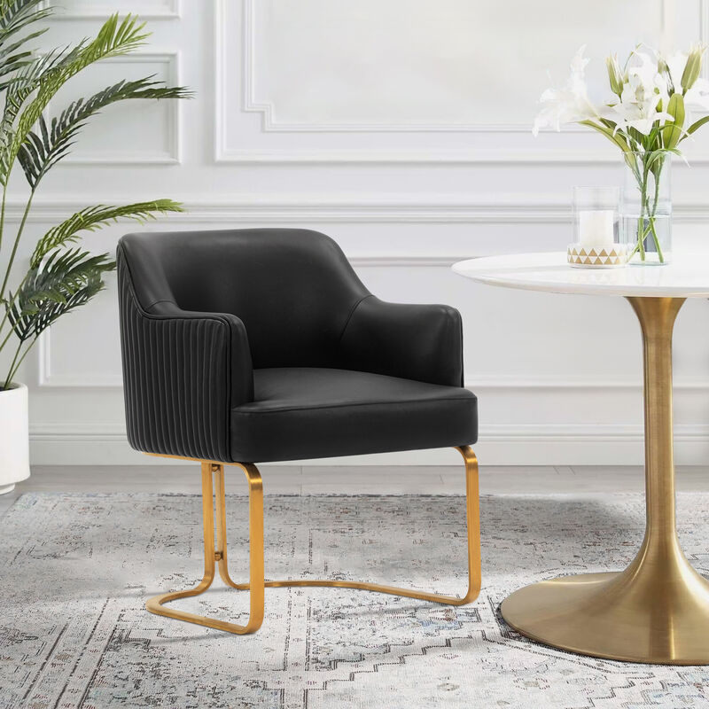Raya Black Dining Arm Chair