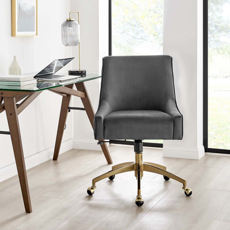 Modway Furniture - Discern Performance Velvet Office Chair image number 6