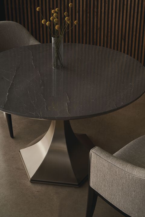 Top Brass Round Dining Table