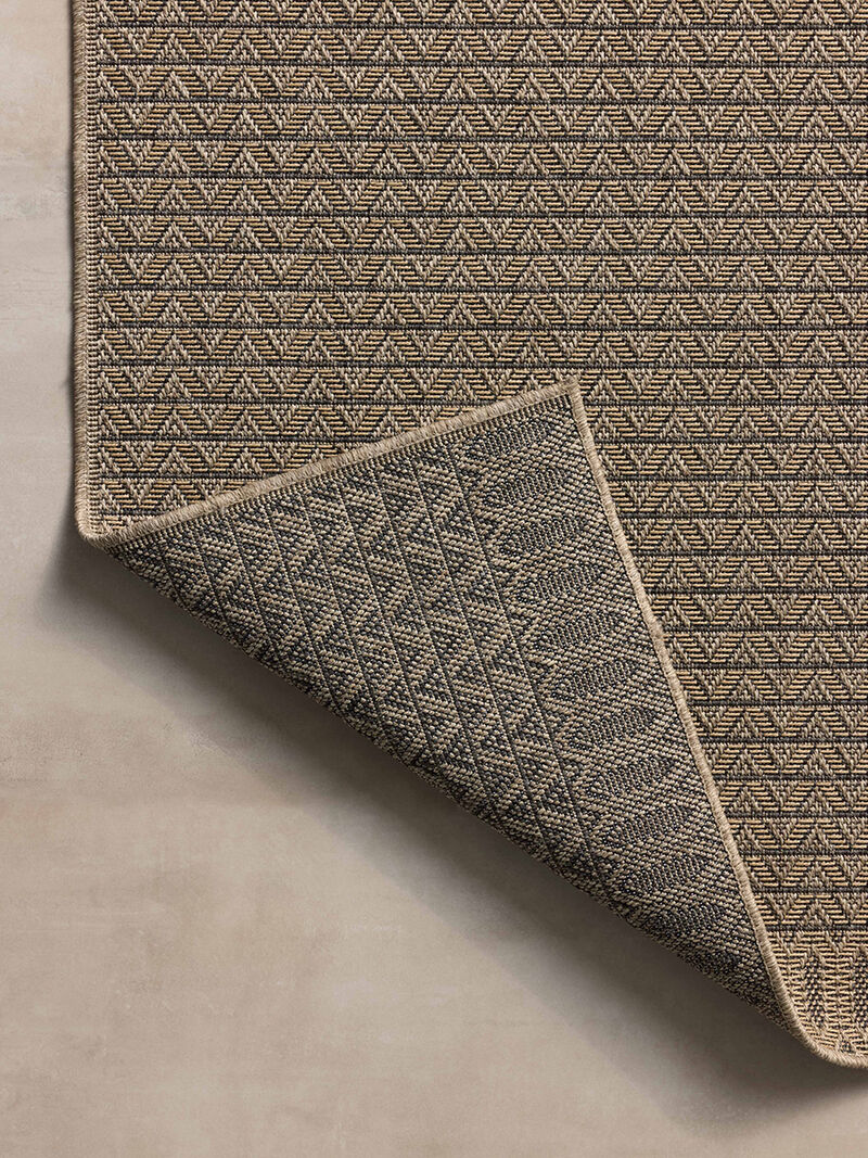 Providence PRC05 Natural/Graphite 7'6" x 10' Rug by Chris Loves Julia x Loloi