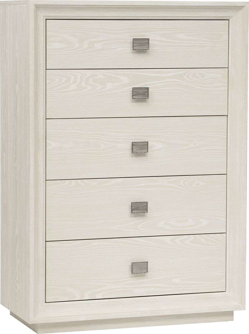 Maxime Five Drawer Chest in Ash