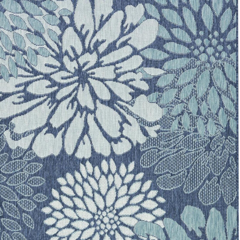 HomeRoots Floral Indoor Outdoor Area Rug image number 2
