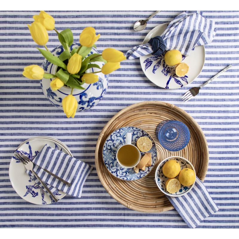 Linen Tablecloth - Amalfi Stripe