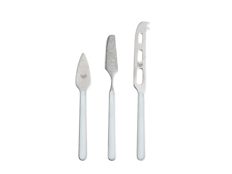 Cheese Knives 3Pc - Light Blue