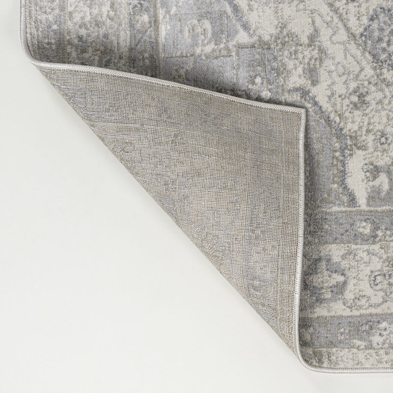 Modern Vintage Medallion Indoor Area Rug image number 8