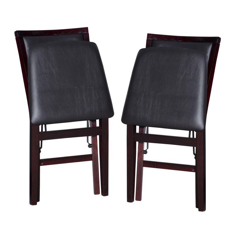 Linon Kiera 18 In Pad Back Folding Chair - Set Of Two