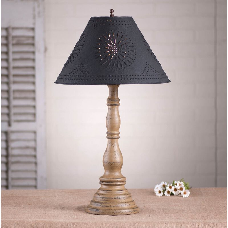 Davenport Lamp In Americana Pearwood With Shade image number 1