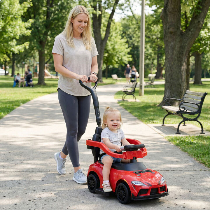 Toddler 3 in 1 Sliding Walking Toy with Foot to Floor Stroller Design