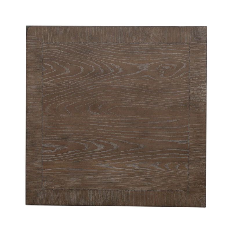 Liberty Furniture Corner Filler Table European Traditional  - Antique White & Weathered Bark image number 6