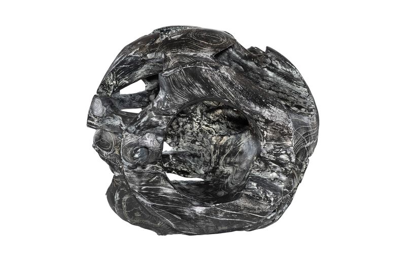 Teak Planter Black Wash