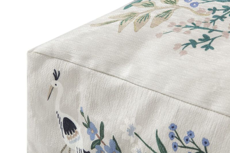 Floor Pillow FPRP6001 Grey by Rifle Paper Co. x Loloi