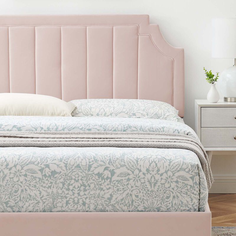 Modway - Sienna Performance Velvet Full Platform Bed image number 1