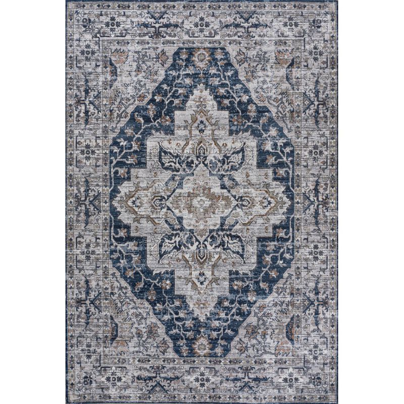 Didim Boho Medallion Machine-Washable Area Rug