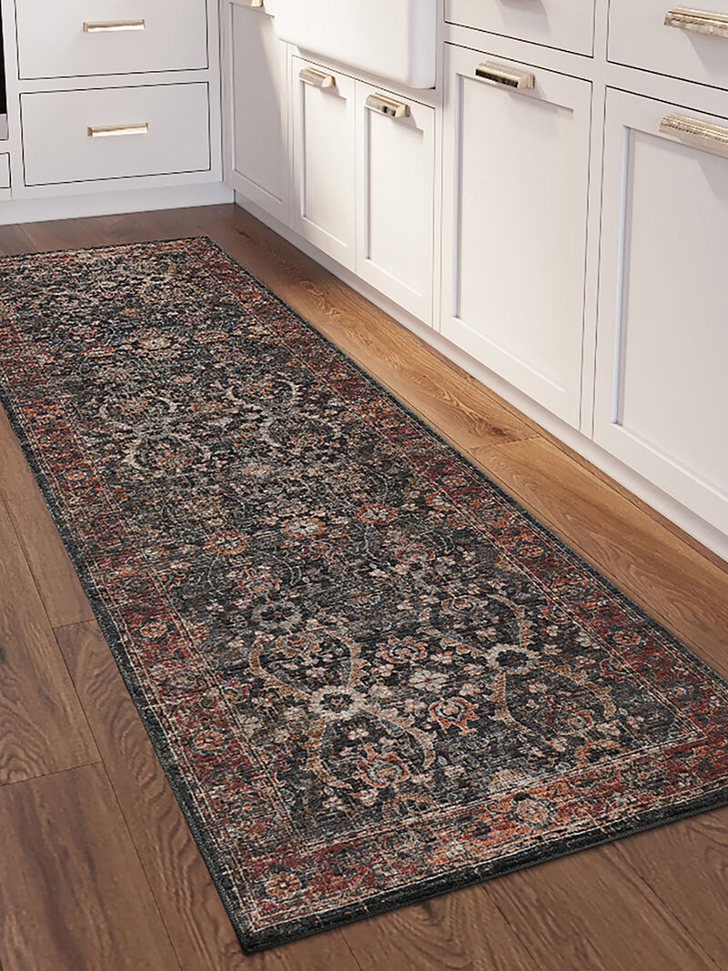 Jericho JC1 Charcoal 2'6" x 10' Rug