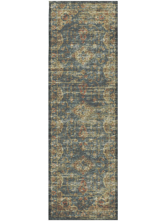 Tuscany TU13 Teal 2'6" x 8' Rug