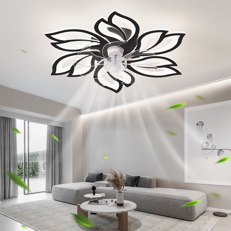 ELEMENT ACE Modern Nordic Ceiling Fan with Quiet Operation and Energy Efficient Lighting image number 1