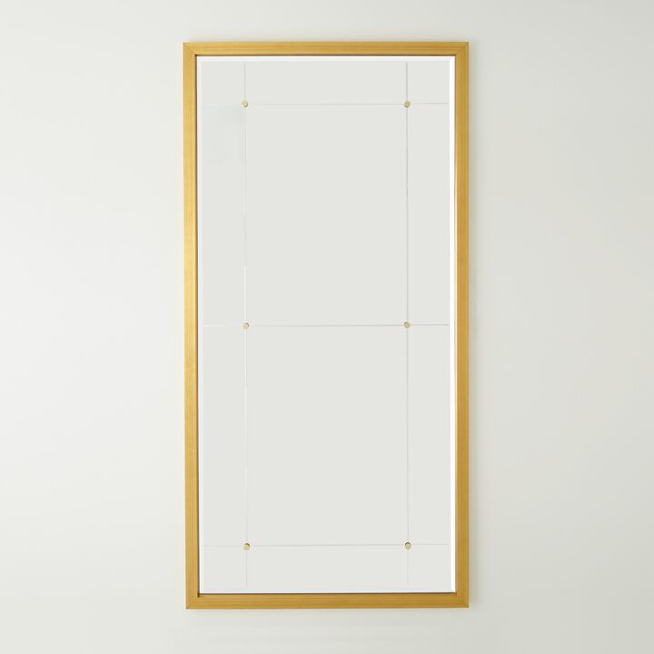 Beaumont Floor Mirror- Gold