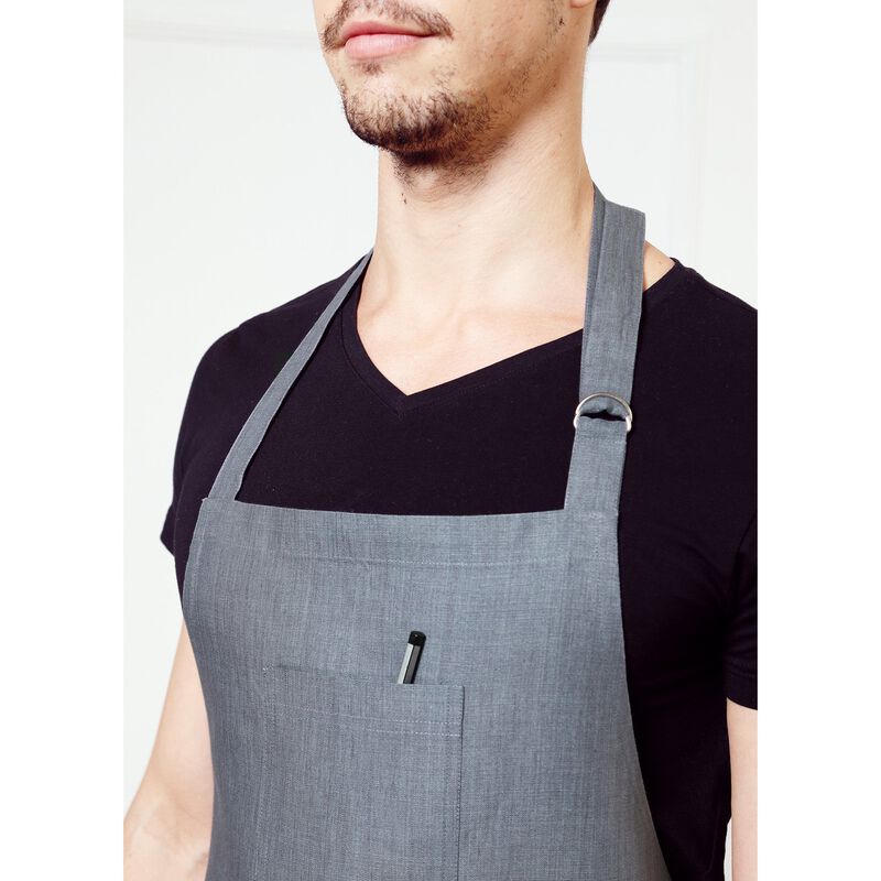 Solino Home 100% Pure Linen Apron - Kitchen Linen image number 1