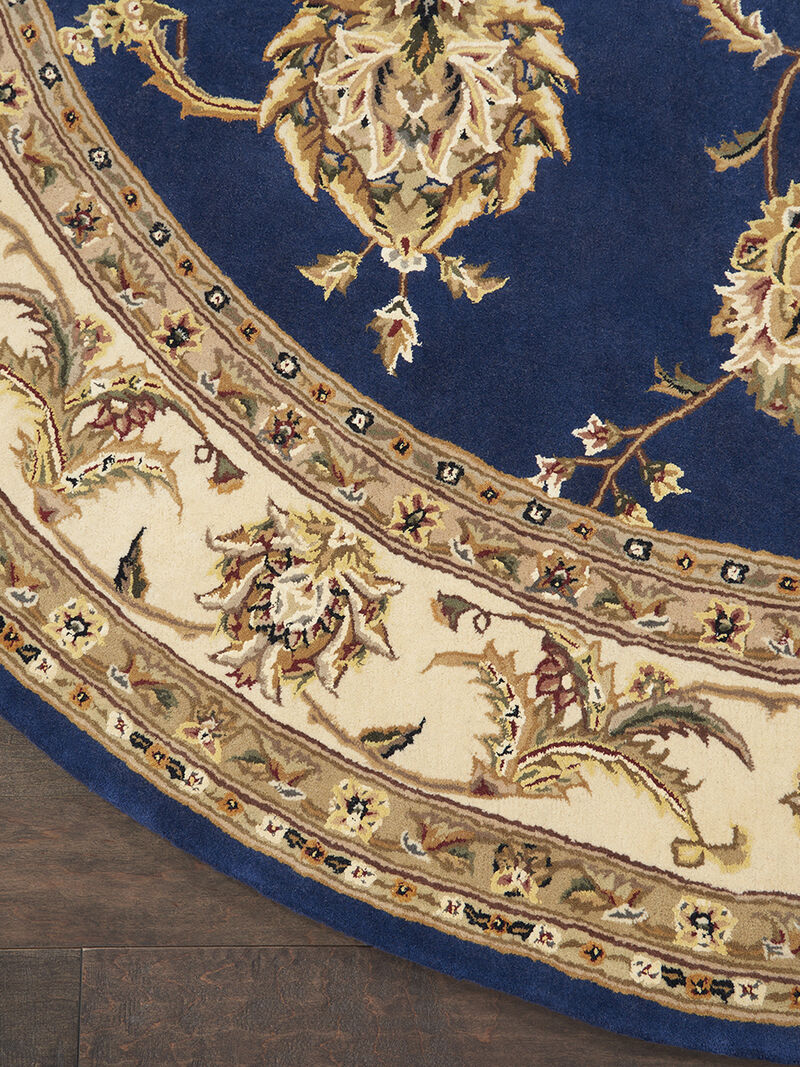 Nourison 2000 2022 Navy 4' x Round Rug