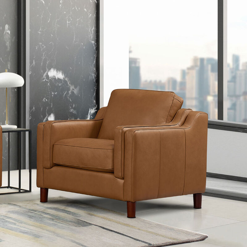 Bella Top Grain Leather Chair