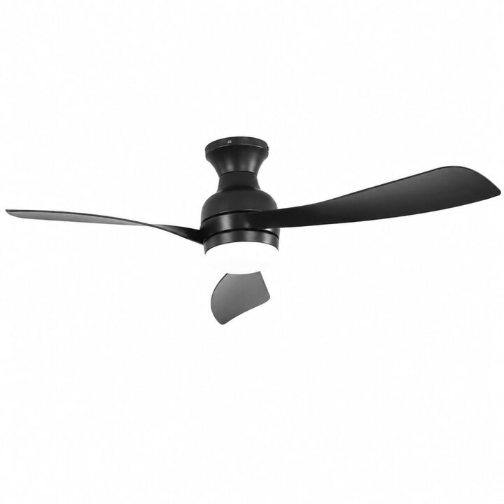 ELEMENT ACE 52 Inch Ceiling Fan with Dimmable LED Light, Reversible DC Motor, Remote Control and Light Memory for Indoor Rooms
