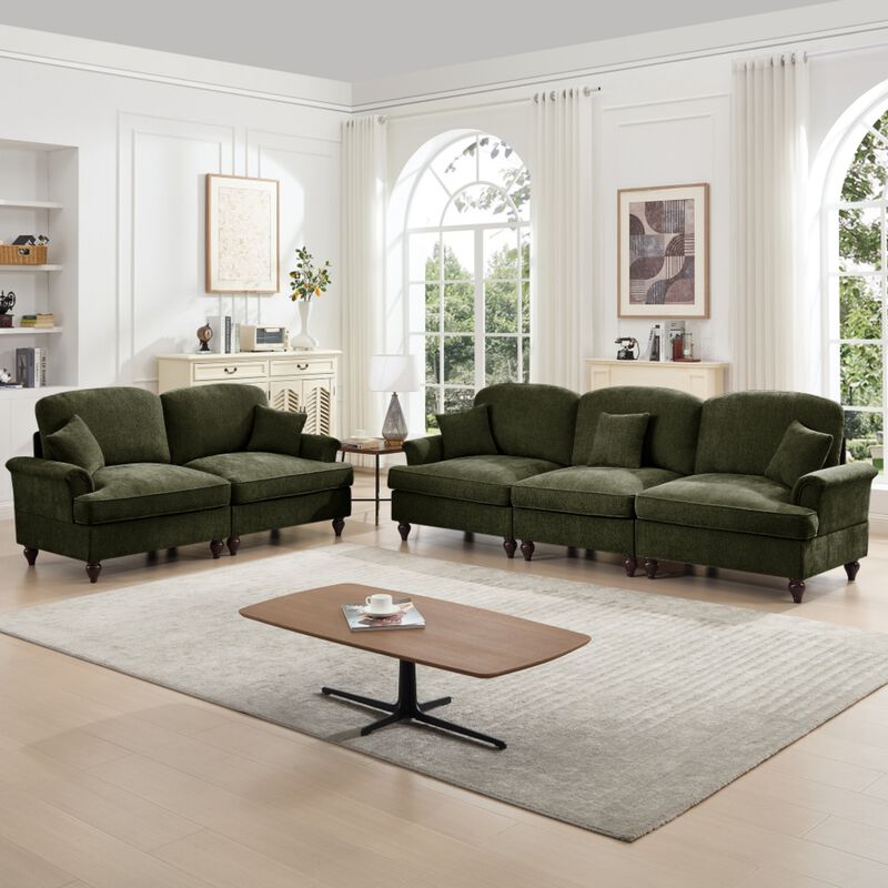 Baxpaf Mid-Century Modern Modular Sofa Set image number 1