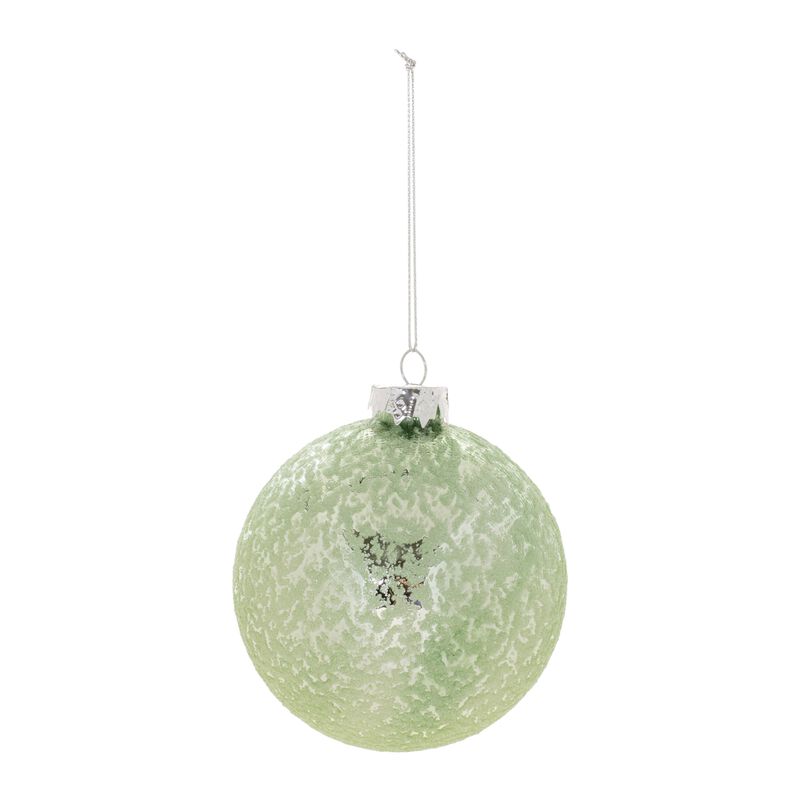 6-Pack Beaded Glass Ball Ornaments – Decorative Holiday Ornaments with Luxe Texture and Light-Reflecting Detail