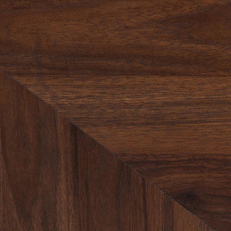 Baxton Studio Transitional Walnut Brown Finished Wood 6-Drawer Dresser