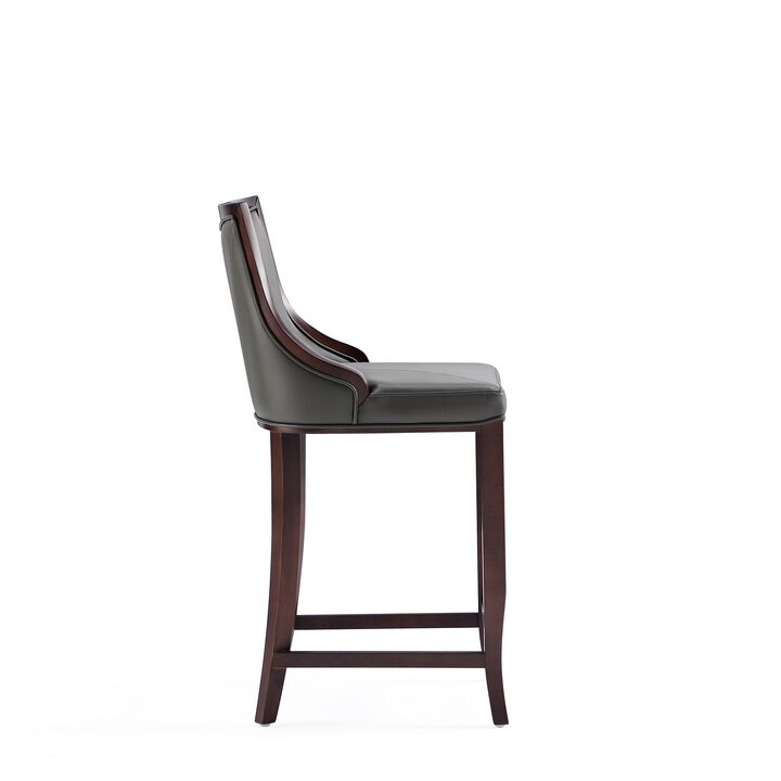 Emperor Gray Bar Stool