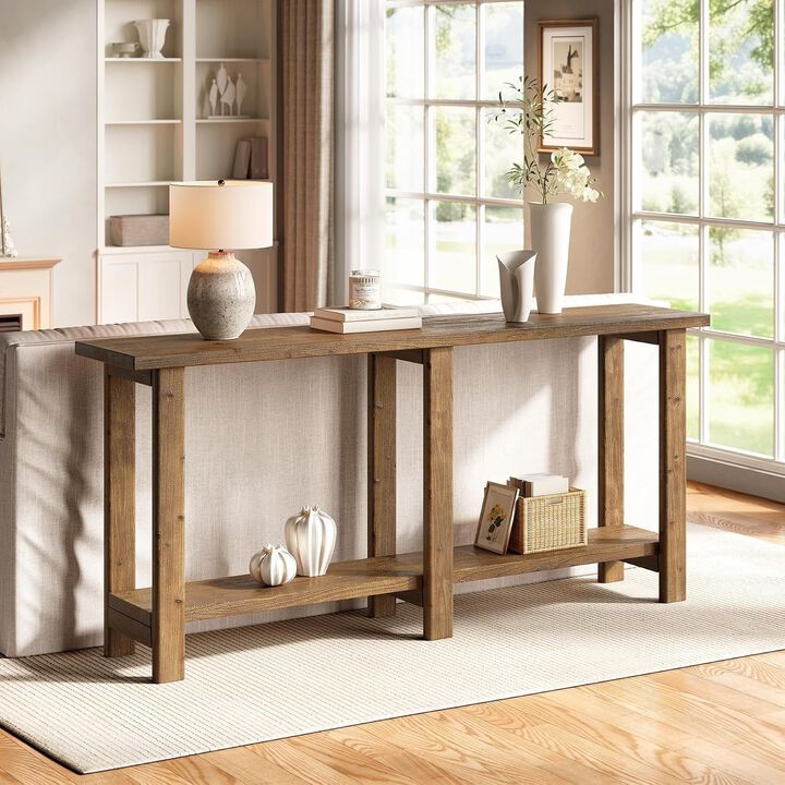 Tribesigns Farmhouse Console Table