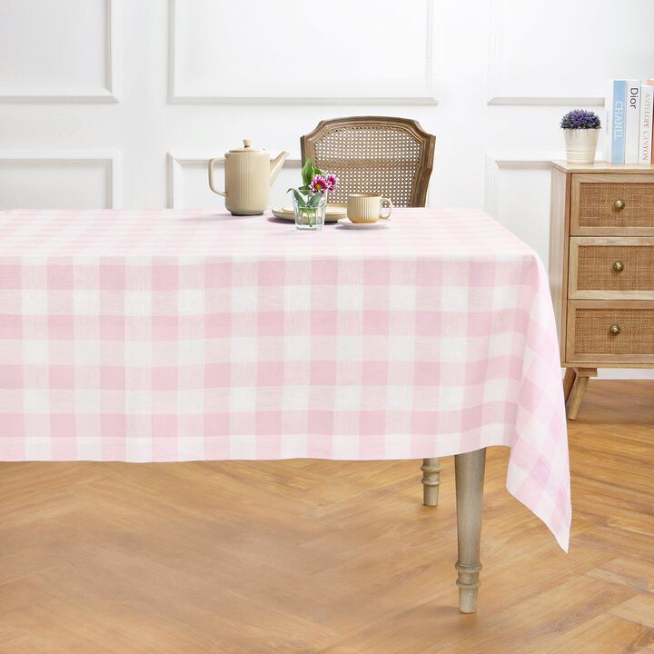 Linen Tablecloth - Buffalo Check