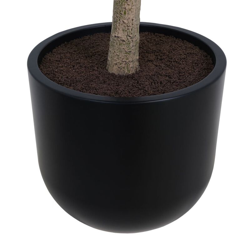7' Faux Potted Money Tree image number 2