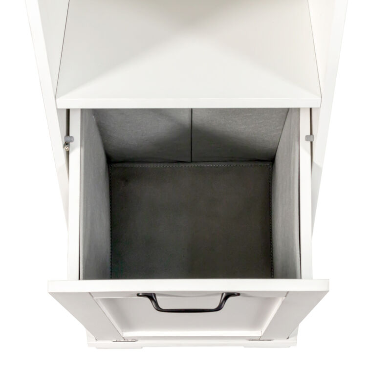ELEMENT ACE Laundry Cabinet with Removable Liner Bags - Space Saving Storage Solution for Dorms and Apartments image number 5