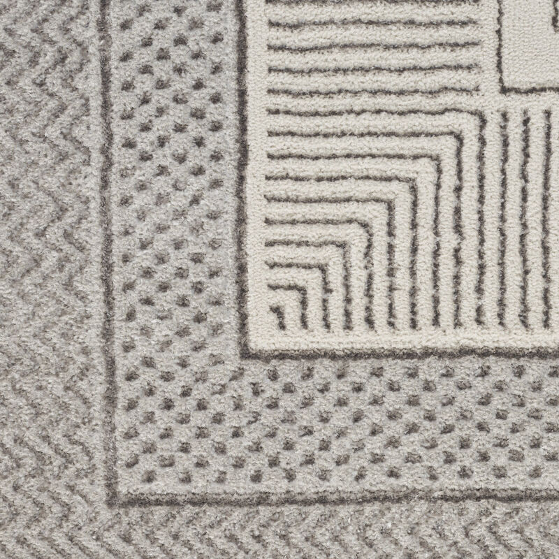 HomeRoots Geometric Non Skid Area Rug image number 0