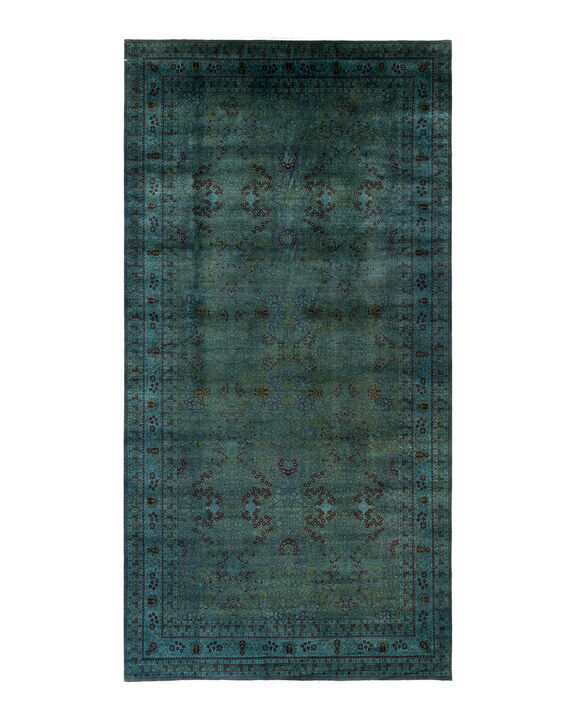 Fine Vibrance, One-of-a-Kind Handmade Area Rug  - Gray, 17' 9" x 9' 1"