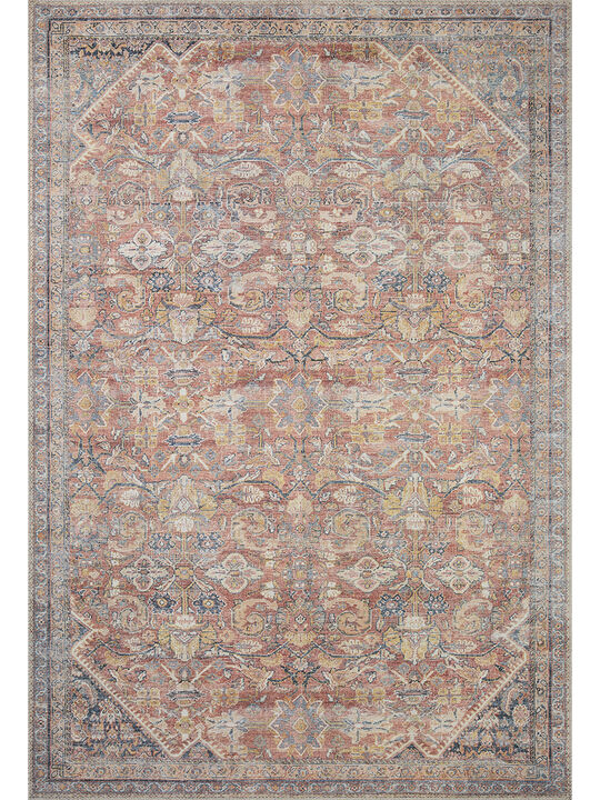 Adrian ADR02 Rust/Denim 8'6" x 11'6" Rug
