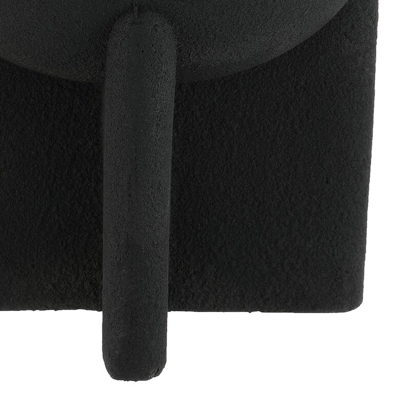 Brady Minimalist Modern Drum Indoor/Outdoor Accent Table